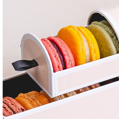 कुकीज़ क्रिसमस Macaron उपहार बॉक्स पेपरबोर्ड कस्टम